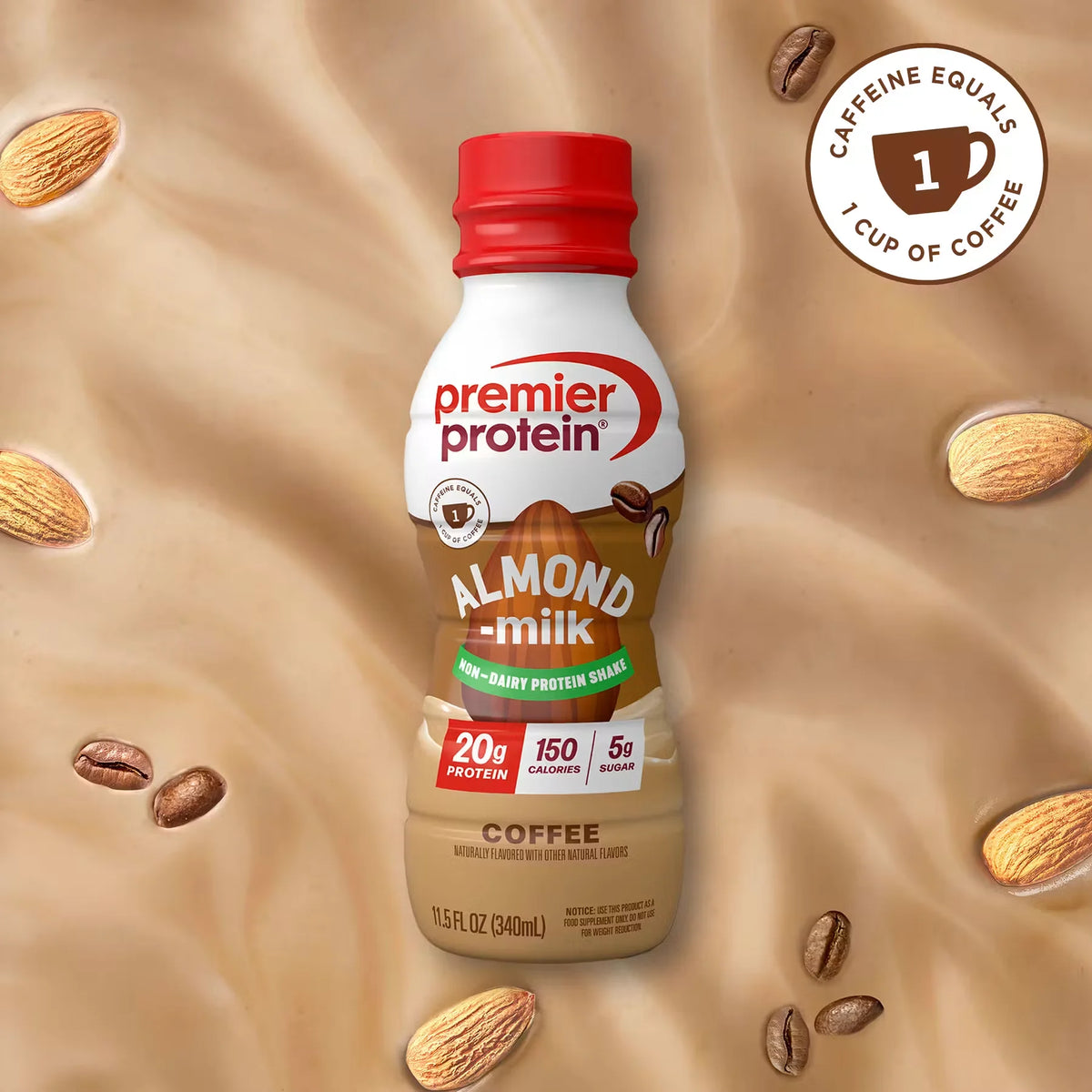 Coffee Almondmilk Non-Dairy Protein Shake