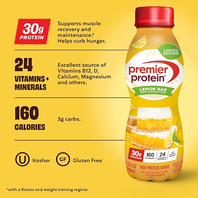Lemon Bar Protein Shake 11.5 oz (12 PACK)